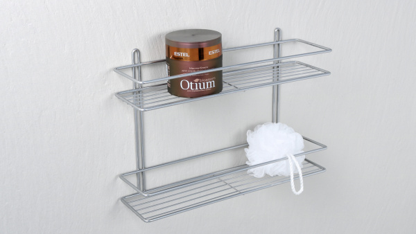 Полка двойная Fixsen хром FX-730-2