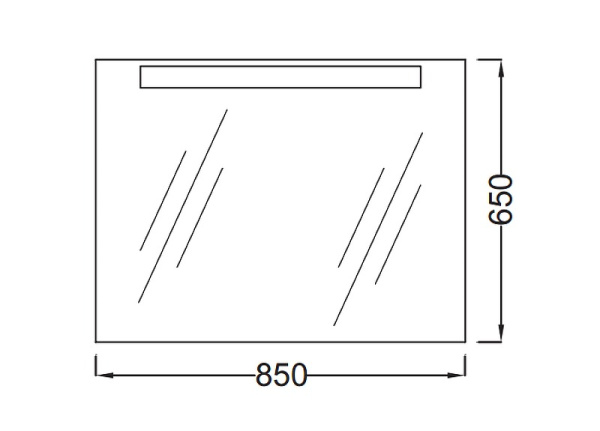 Зеркало Jacob Delafon Presquile EB1109-NF 85 см