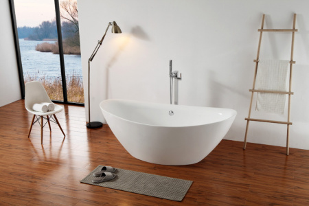 Акриловая ванна (180х87) ABBER AB9248 без гидромассажа, белый