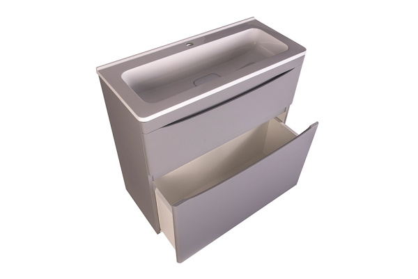 Тумба под раковину напольная Style Line Бергамо СС-00002315 серый