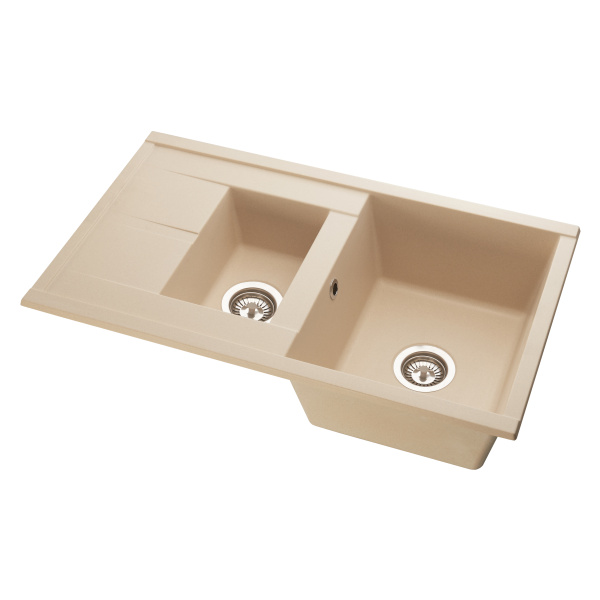 Кухонная мойка Aquaton Делия 87 1A716232DE290 шампань