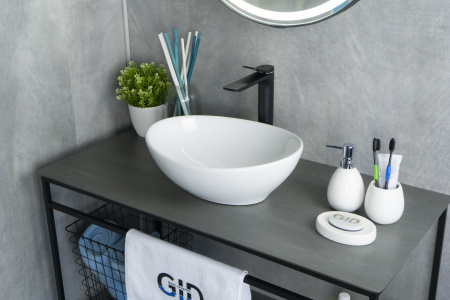 Раковина накладная (41х34) Gid N9138