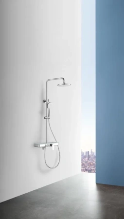 Душевая система с изливом Arrow AG3315CP хром