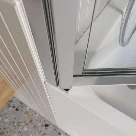 Душевая шторка BelBagno Luce LUCE-VF-11-90/145-C-Cr