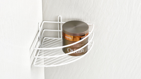 Полка угловая Fixsen белая FX-710W-1