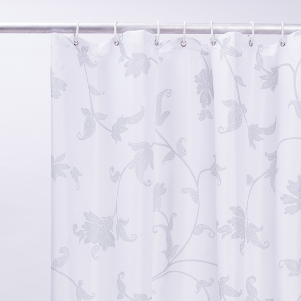 Штора для ванной комнаты IDDIS Elegant 200*200 см elegant silver (SCID132P)