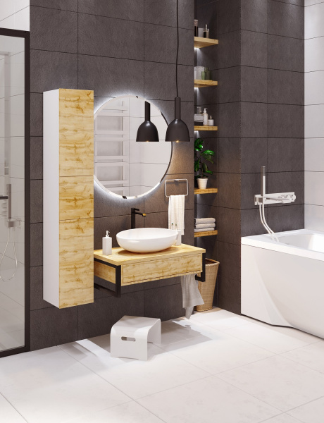 Тумба под раковину 1Marka  Grunge Loft 80П У85842