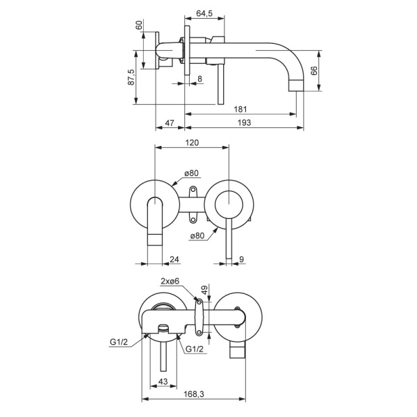 Смеситель для раковины Damixa Scandinavian Pure 360260600 Смеситель для раковины Damixa Scandinavian Pure 360260600