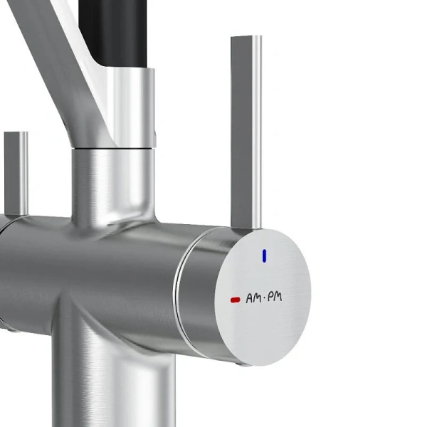 Смеситель для кухни с подключением к фильтру Am.Pm Func F8F07812 сатин/черный