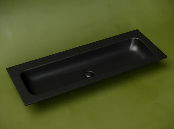 Раковина накладная (121х45,7) Ceramica Nova ELEMENT CN7016MBwx