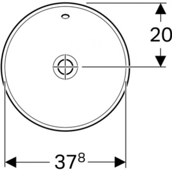 Раковина Geberit Variform 500.700.01.2 (белый)