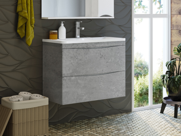 Тумба под раковину Misty Атлантик 80  П-Атл-01080-501П2Я