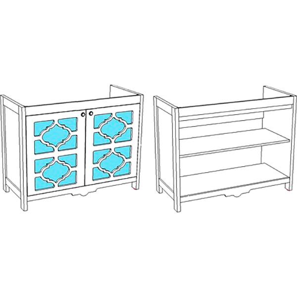 Тумба напольная Corozo Манойр 85 SD-00000970