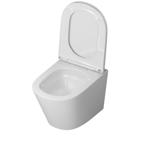 Унитаз подвесной безободковый Grossman  GR-4403SQ с сиденьем микролифт