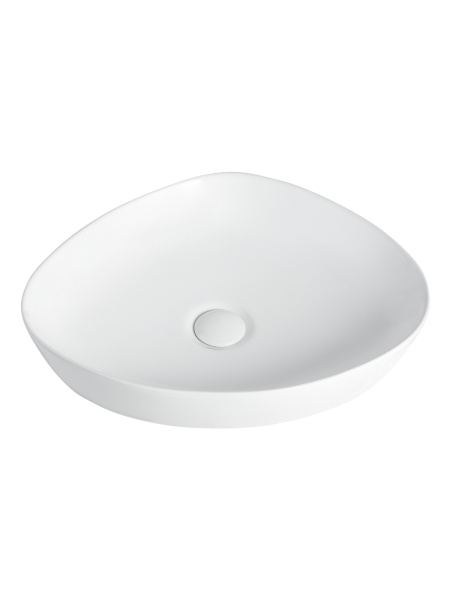 Тумба с раковиной подвесная 70 см, Orange Line Li-70TubMDF+B07-500W черный/белый