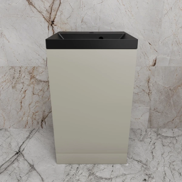 Тумба без раковины 50 см  Style Line Моно ЛС-00002452 санд серая галька матовый