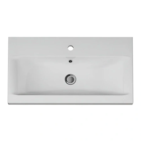 Тумба с раковиной 75 см Am.Pm Pulse M91-FHX0752-WCC0752WG белый глянец