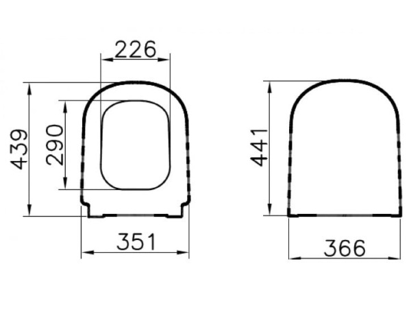 Крышка-сиденье VitrA D-Light 104-003-001