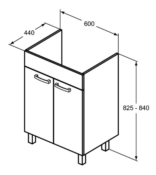 Тумба под раковину Ideal Standard Tempo 60 см E3239WG Тумба под раковину Ideal Standard Tempo 60 см E3239WG