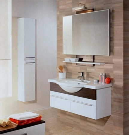 Тумба с раковиной Акватон Логика 110 1A1035K0LOPX0