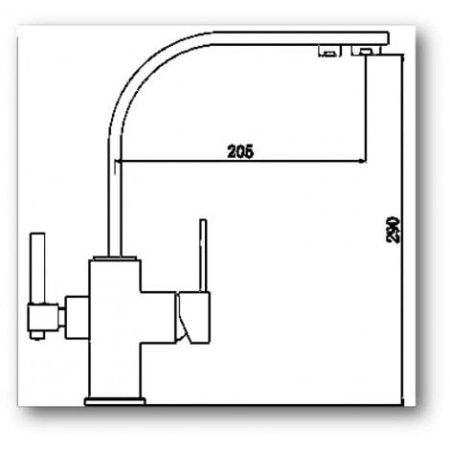 Смеситель для кухни BENNBERG NICKEL 20F1122
