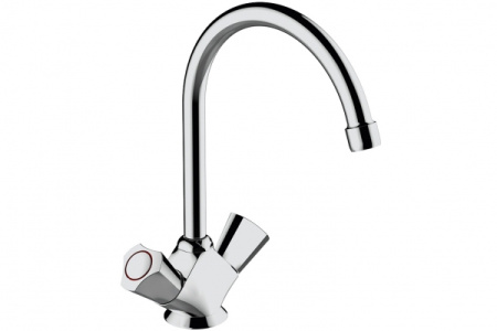 Смеситель для кухни Bravat DUO 2219 Х (F7133186CP)