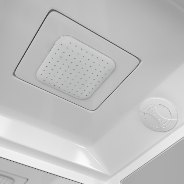 Душевая кабина (90х100) Grossman  GR126 распашная, белый, прозрачный