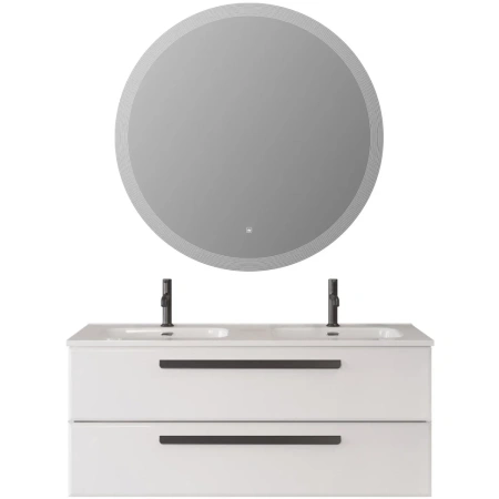 Тумба под раковину Cezares ECO-CER-N-1200-2C-SO-2-BL Bianco Lucido без ручек