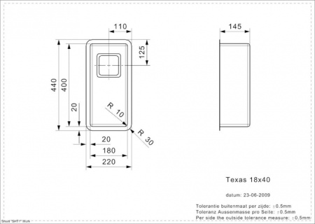 Мойка кухонная Reginox Texas L Small (18х40) 40301