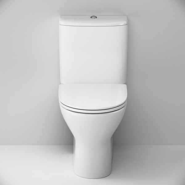 Унитаз-компакт без ободка с сиденьем микролифт Damixa Luna DX46C8600SC