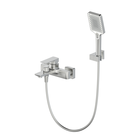 Смеситель для ванны с душем Oliveeka D OL-639003A-BN, никель матовый
