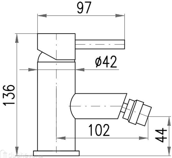 Смеситель для биде Rav Slezak Seina SE945.5KSM