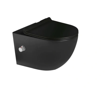 Подвесной безободковый унитаз с функцией биде  SantiLine SL-5002MB-BD