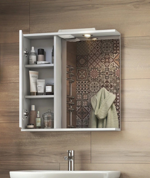 Зеркало со шкафом (70x70) Vigo Diana z.DIA.70.L.El