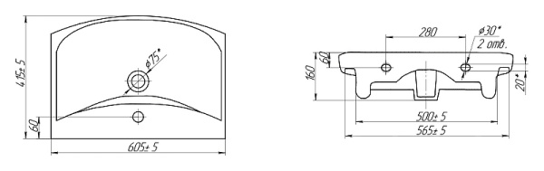 Раковина на столешницу Cersanit CARINA 60 S-UM-CAR60/1-w