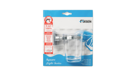 Держатель зубных щеток FIXSEN Square одинарный FX-93106