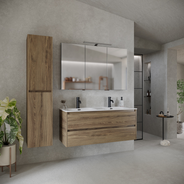 Тумба под раковину Sancos  Libra LB120-2ECH дуб чарльстон