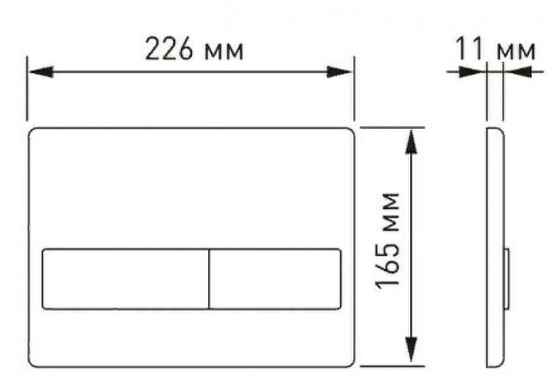 Комплект унитаза с инсталляцией Berges Wasserhaus Okus 043277
