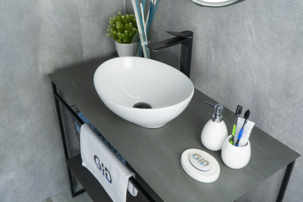 Раковина накладная (41х34) Gid N9138