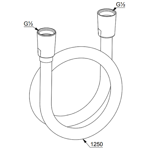 Душевой шланг Kludi Suparaflex 6107105-00