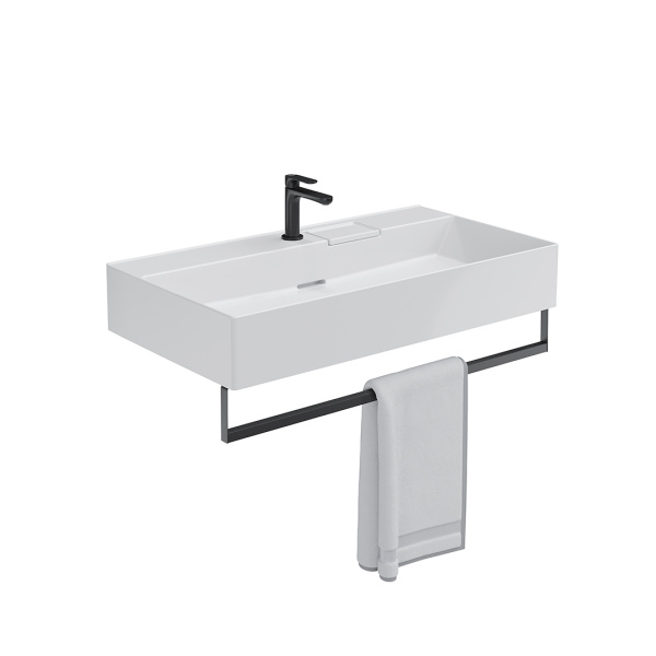 Держатель для полотенец к раковинам Kerama Marazzi Logica 90 LO.trl.90\BLK.M Держатель для полотенец к раковинам Kerama Marazzi Logica 90 LO.trl.90\BLK.M