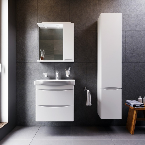 Зеркальный шкаф (65х78) Am.Pm Like M80MPR0651WG