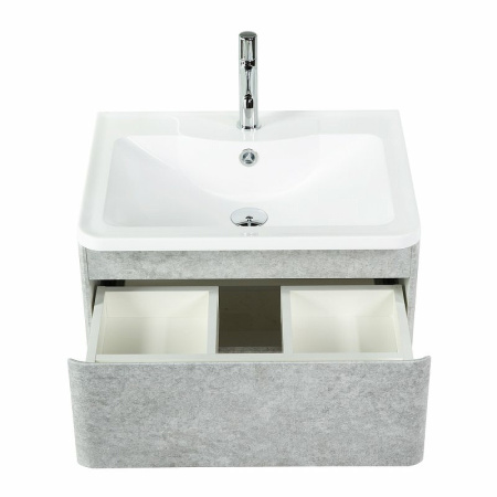 База под раковину BelBagno ALBANO-600-2C-SO-CVG подвесная Cemento Verona Grigio
