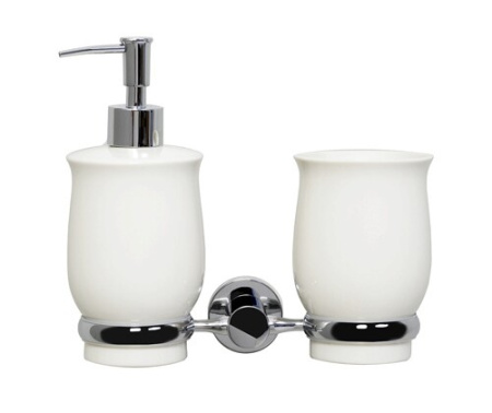 Стакан для зубных щеток и дозатор Wasserkraft K-24289 SET1513