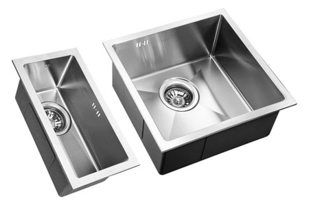 Кухонная мойка, комплект Zorg AX-4444/2344