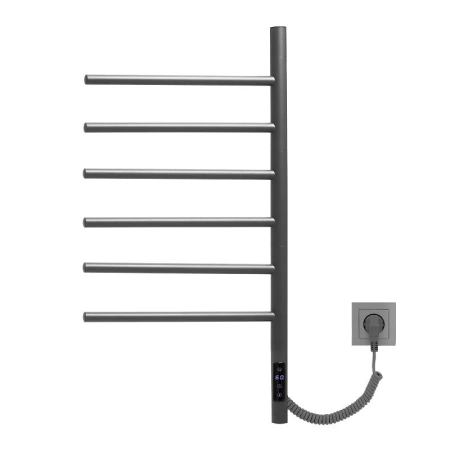 Электрический полотенцесушитель Vincea (43х80) VTD-1S2CGE нрафит