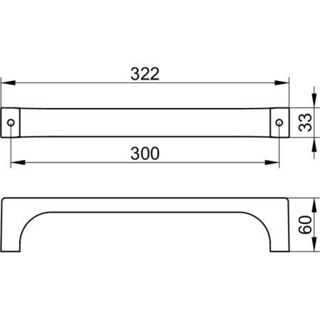 Поручень для ванны Keuco Edition 11, 11107 010000 (11107010000) хром