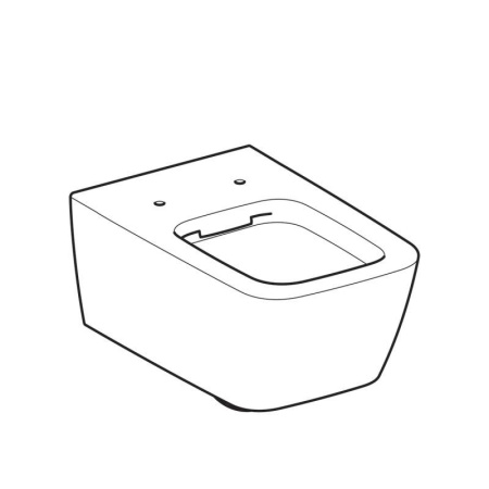 Унитаз подвесной безободковый Geberit iCon Square 201950000