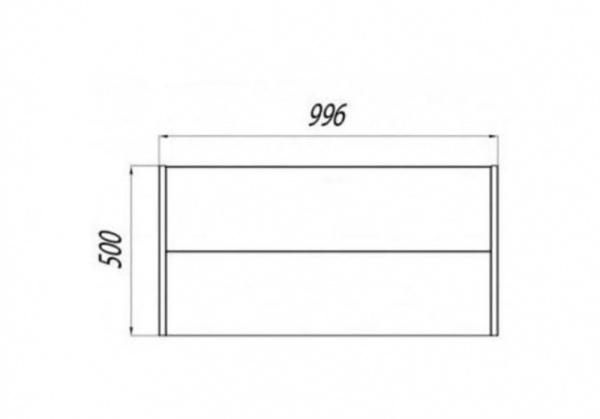 Тумба для комплекта Акватон Брук 100 1A202101BCDL0