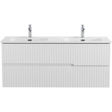 Тумба под раковину Cezares DUET-N-1200-2C-SO-2-BL Bianco Lucido